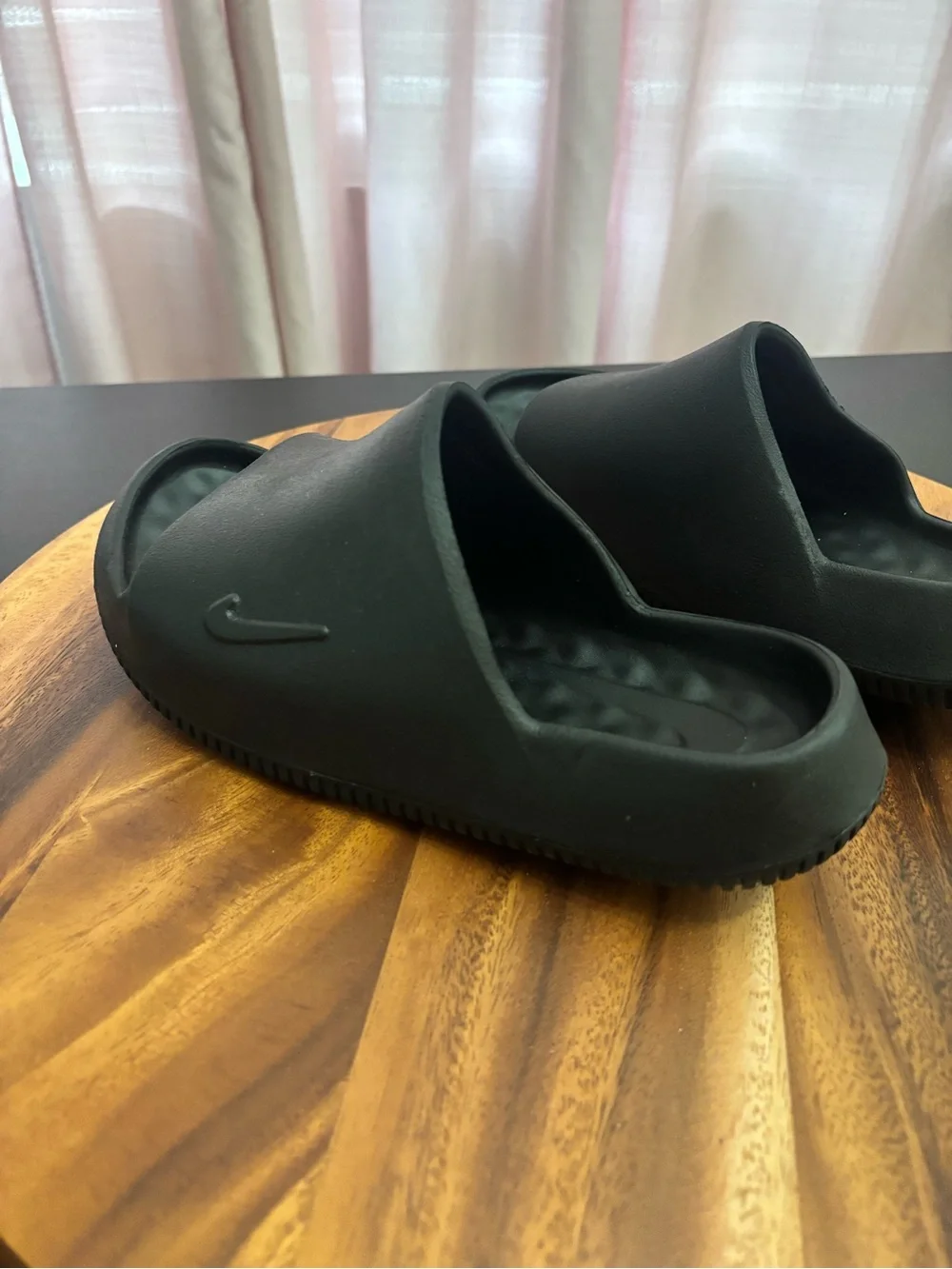 Nike Calm 2.0 Black Slides Youth 6